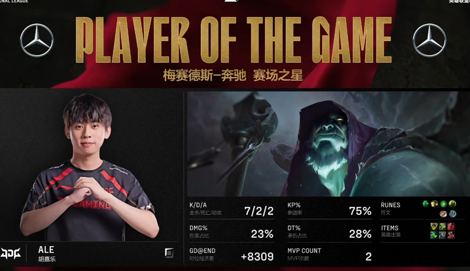 包含JDG强势BLG，Knight爆发神勇的词条